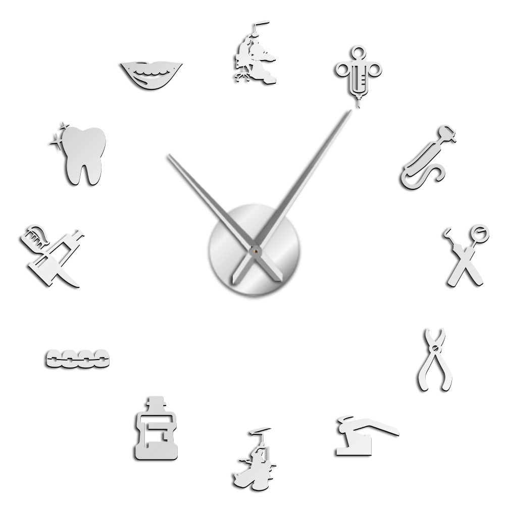 DentAura - Modern Wall Clock for Dental Clinics and Offices