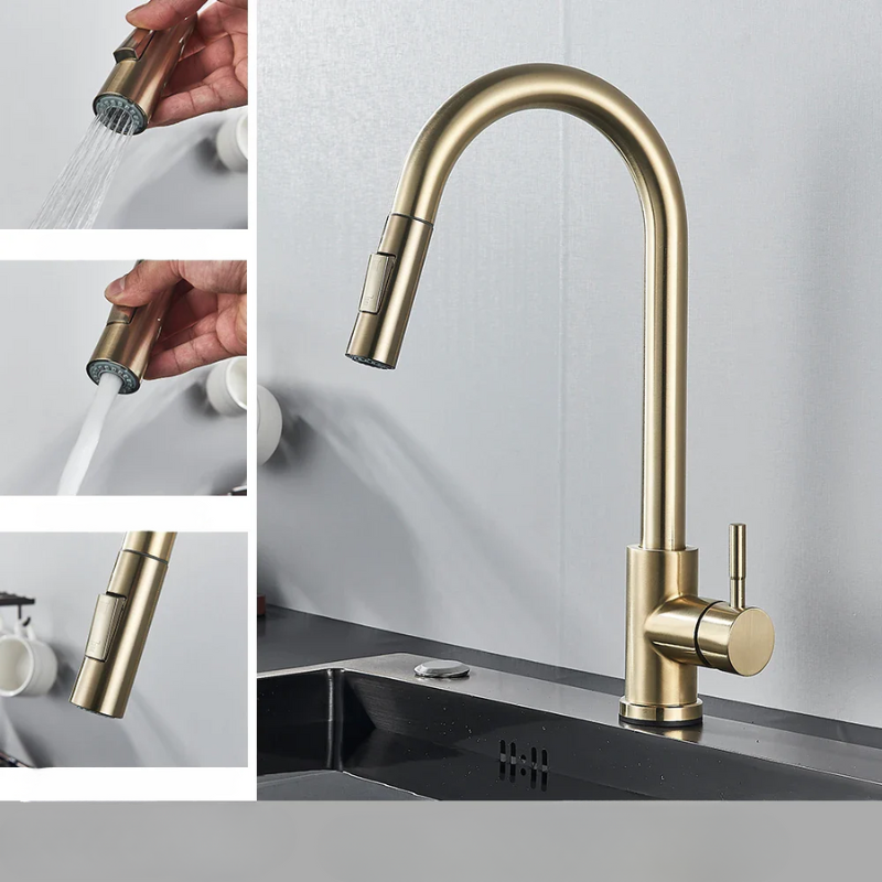 FlexiStream - Pull-Out Kitchen Faucet with Flexible Spray