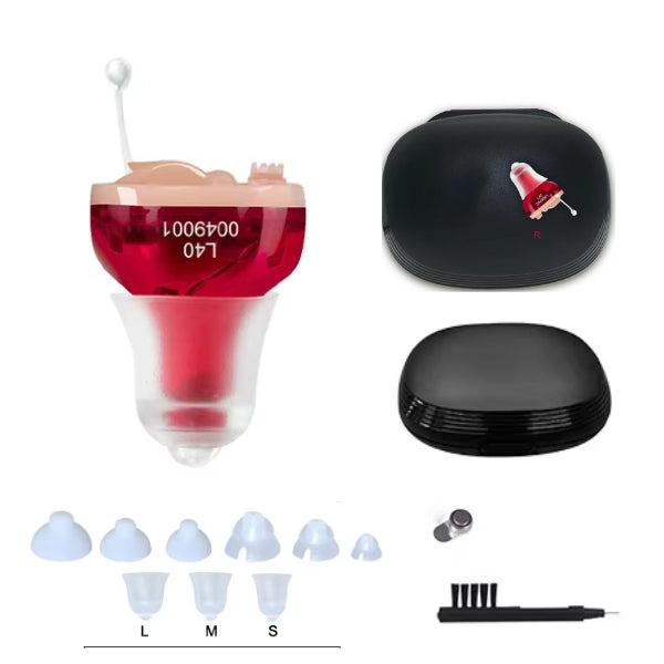 Rechargeable Invisible Hearing Aid for Adults
