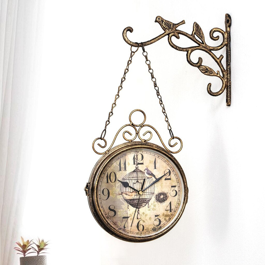 RetroCharm - Vintage Wall Clock with Unique Design