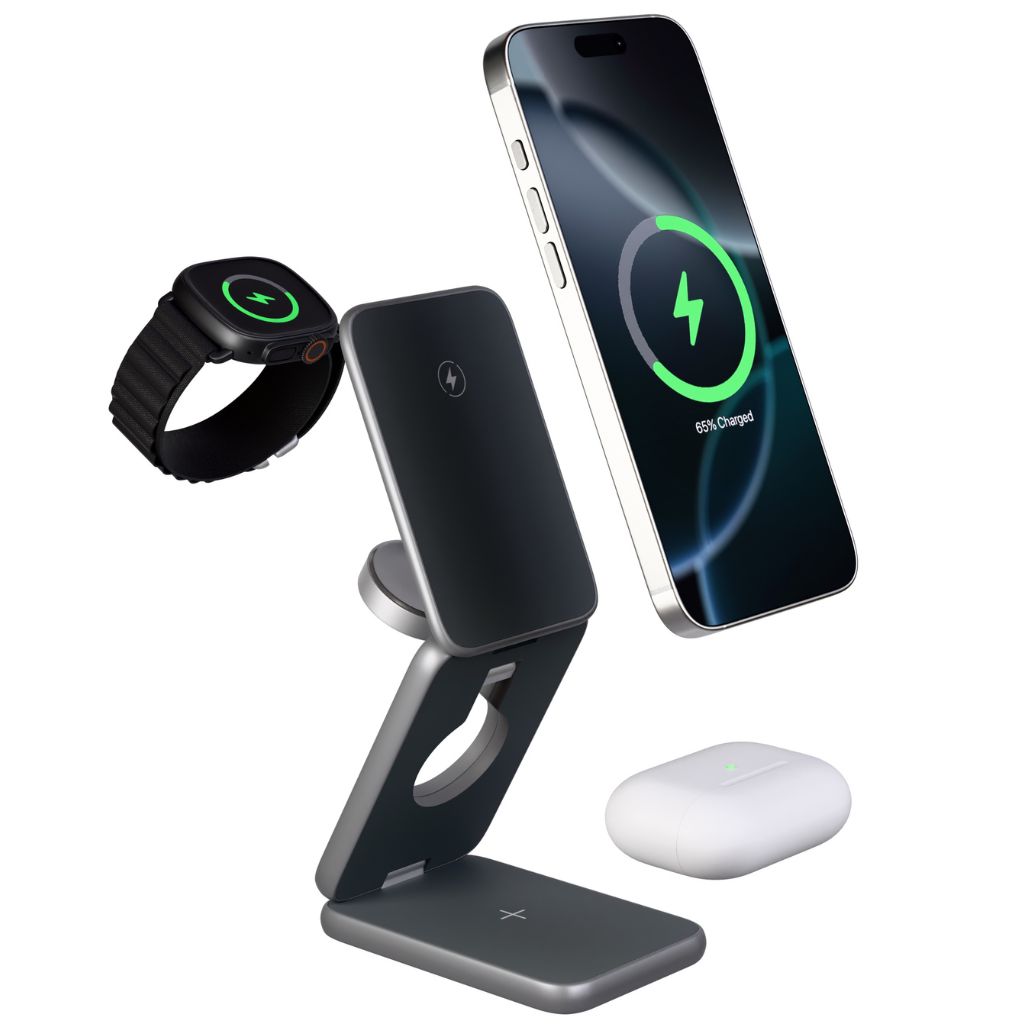 iPhoneとApple Watch用ワイヤレス充電スタンド