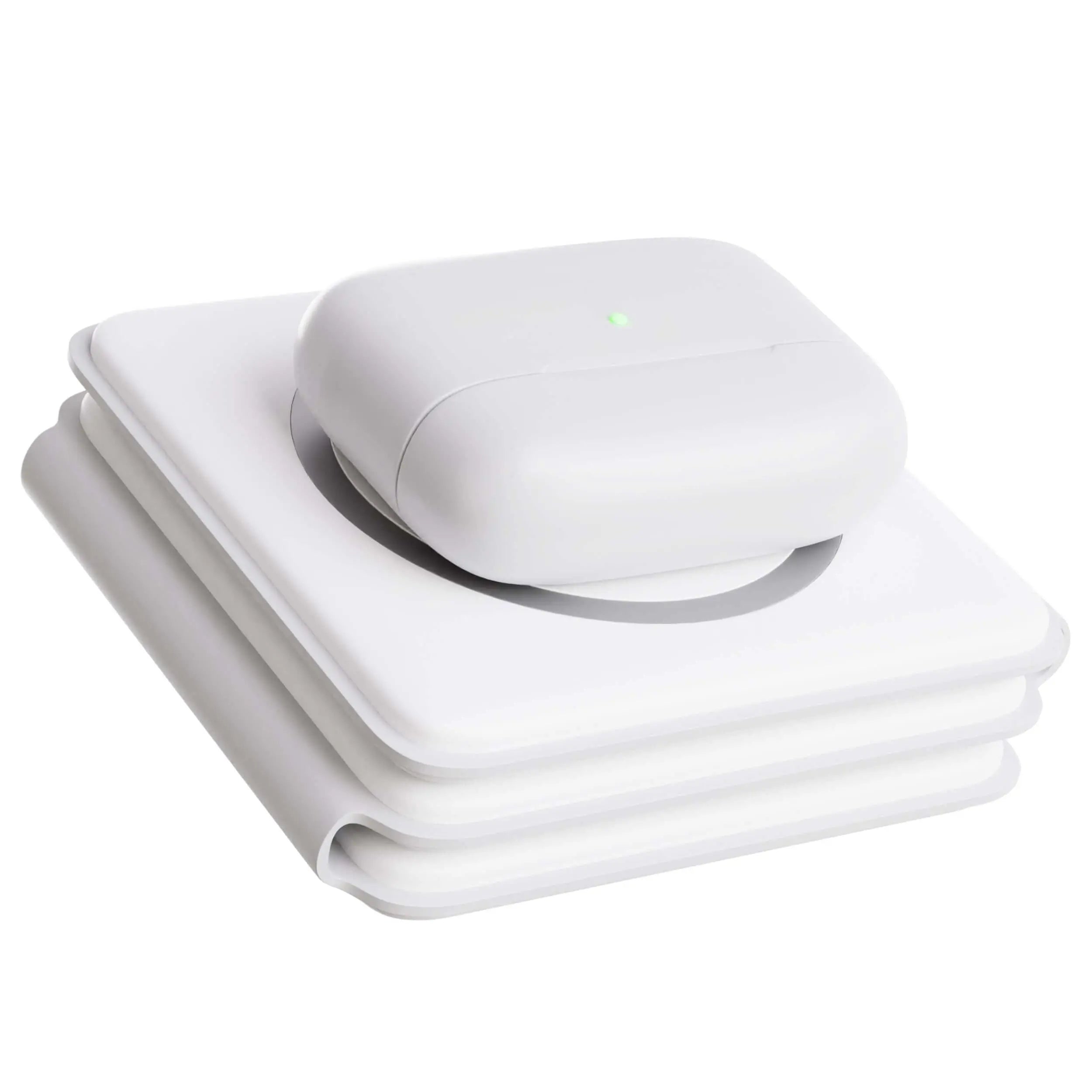 Trådløs opladningsplade foldbar rejse dock