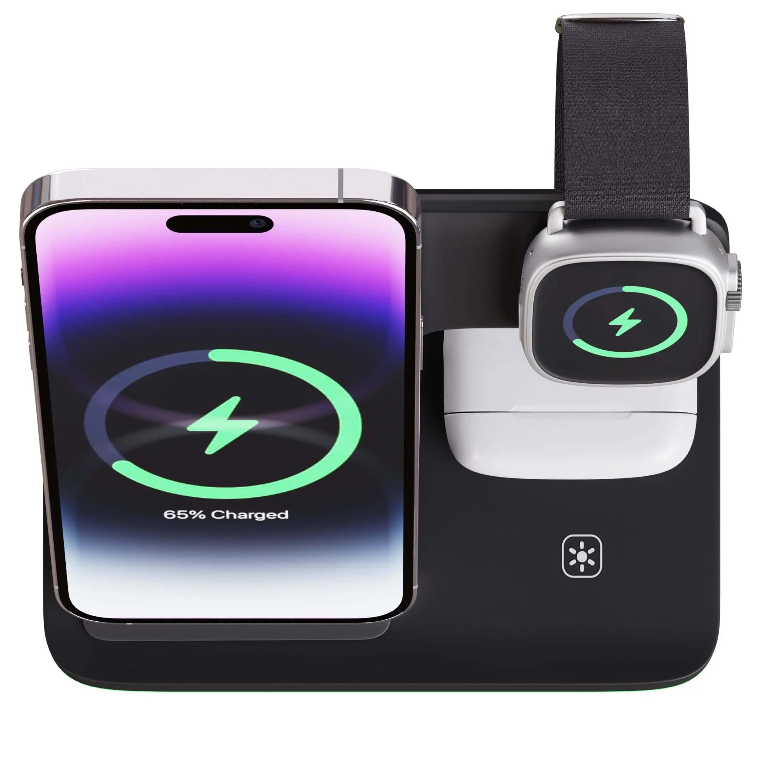Bezdrátová nabíjecí stanice pro iPhone a Apple Watch