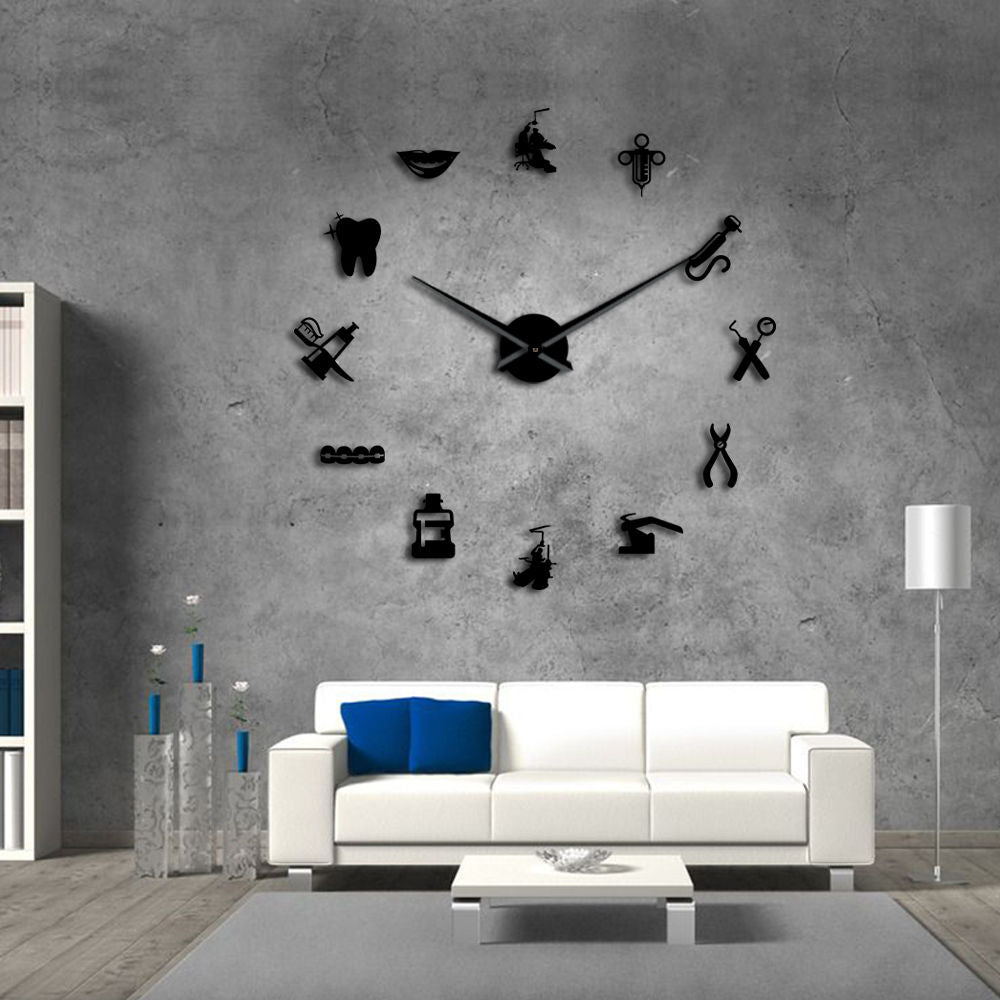 DentAura - Modern Wall Clock for Dental Clinics and Offices