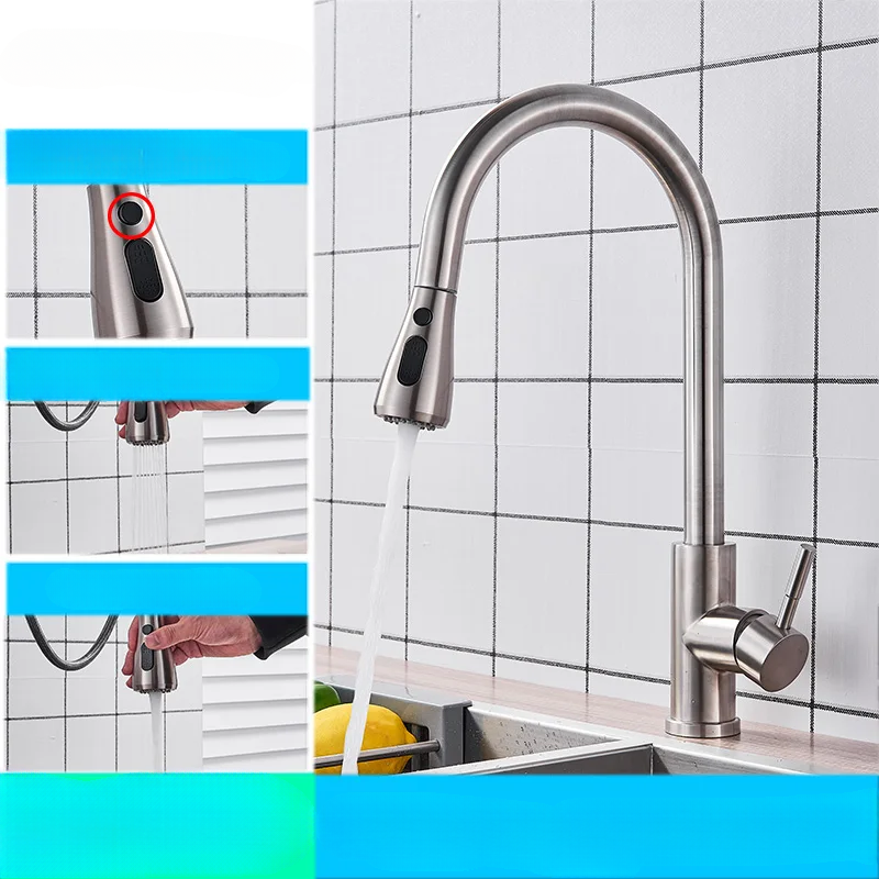 FlexiStream - Pull-Out Kitchen Faucet with Flexible Spray