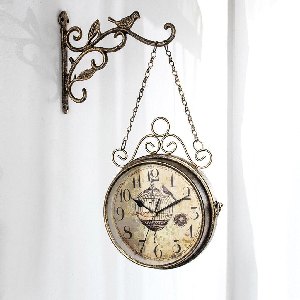 RetroCharm - Vintage Wall Clock with Unique Design