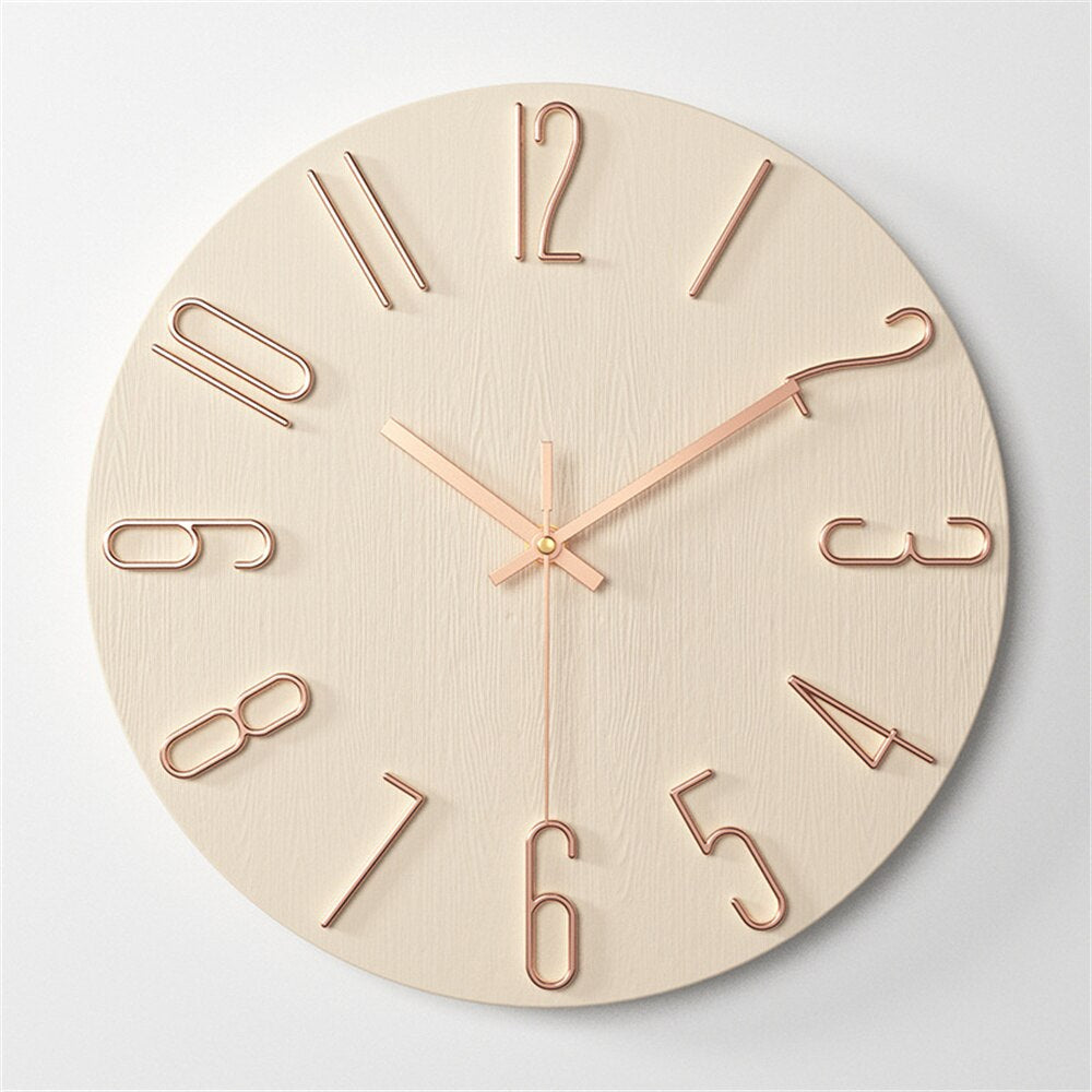 ModernEdge - Stylish Wall Clock with Versatile Color Options