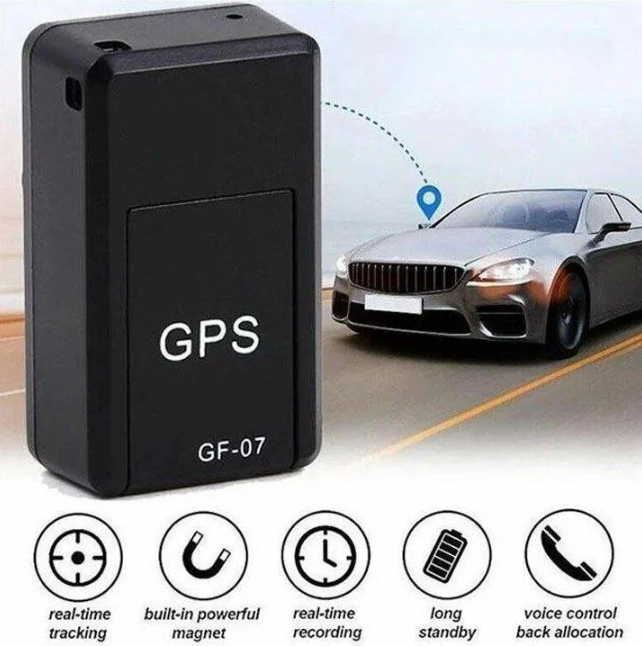 GPS-tracker Realtids køretøjsfinder Sort