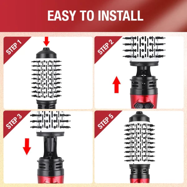 3-in-1 Rotating Hot Air-Hair Styler and Dryer - Image 14
