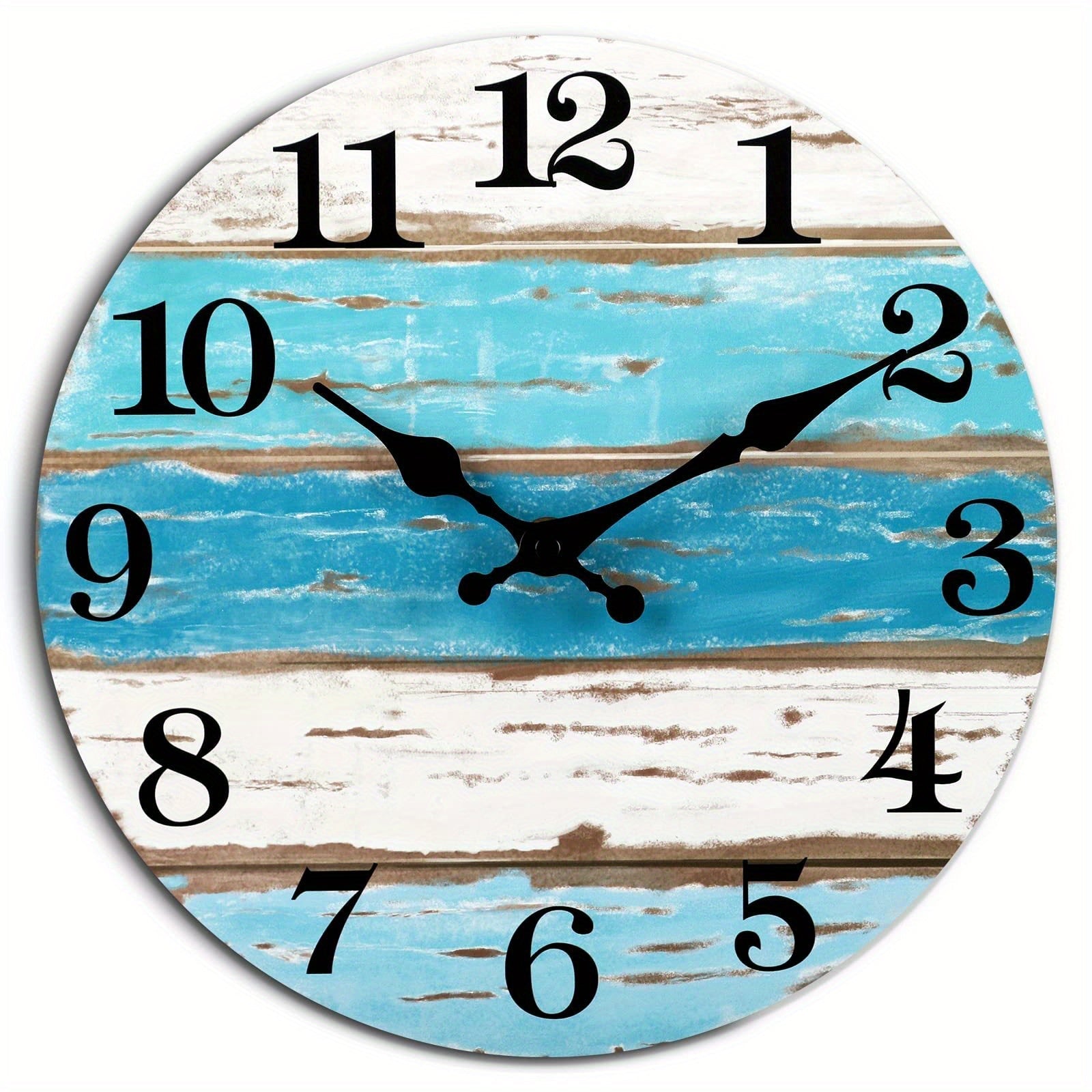 OceanTime - Silent Nautical Wall Clock for Indoor and Outdoor Use