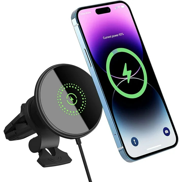 Bezdrátová nabíječka do auta Magnetický držák na telefon