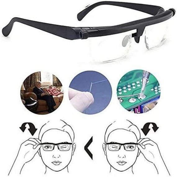 Læsebriller Justerbar Klar Syn Brille