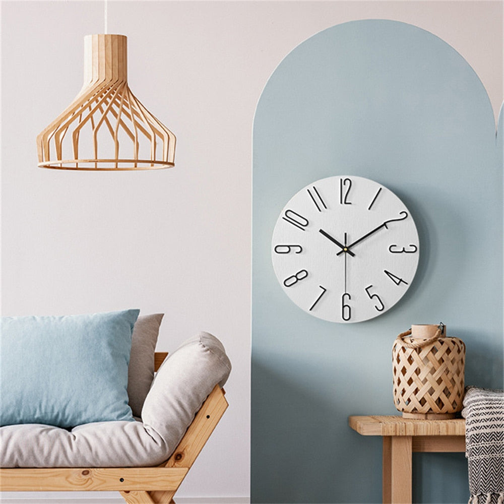 ModernEdge - Stylish Wall Clock with Versatile Color Options