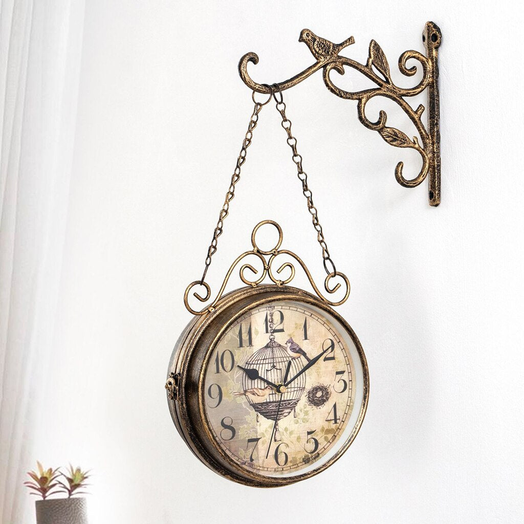 RetroCharm - Vintage Wall Clock with Unique Design