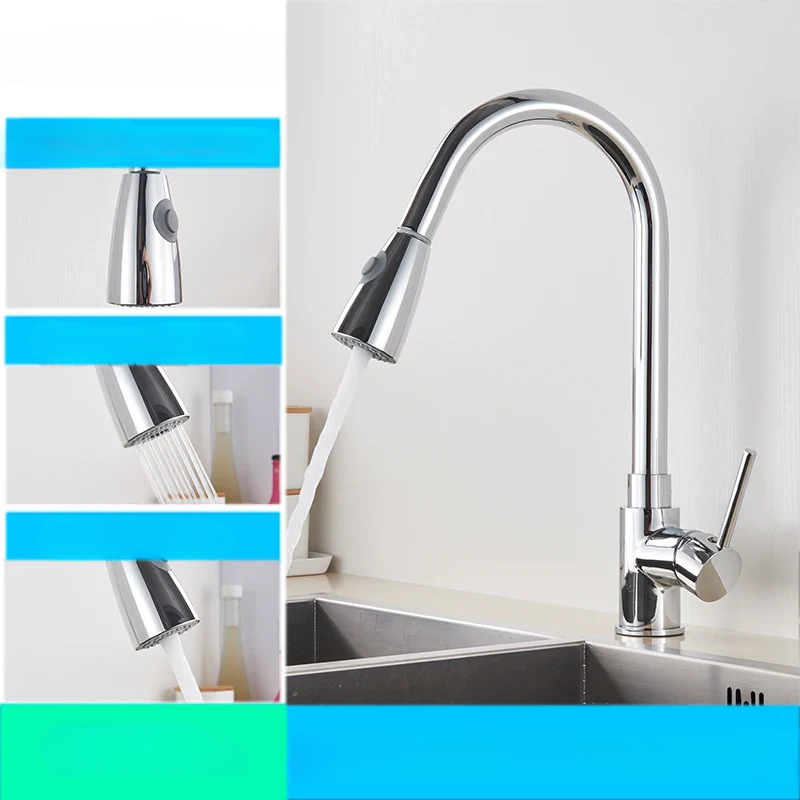 FlexiStream - Pull-Out Kitchen Faucet with Flexible Spray