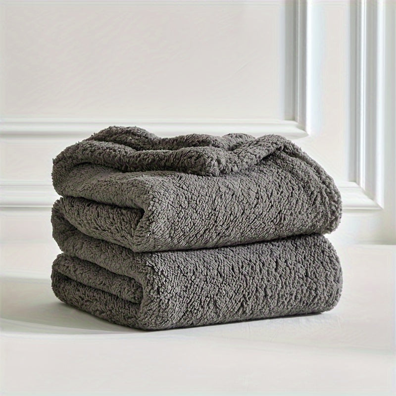 CozyCloud - Ultra-Soft Sherpa Fleece Blanket, Reversible & Machine Washable