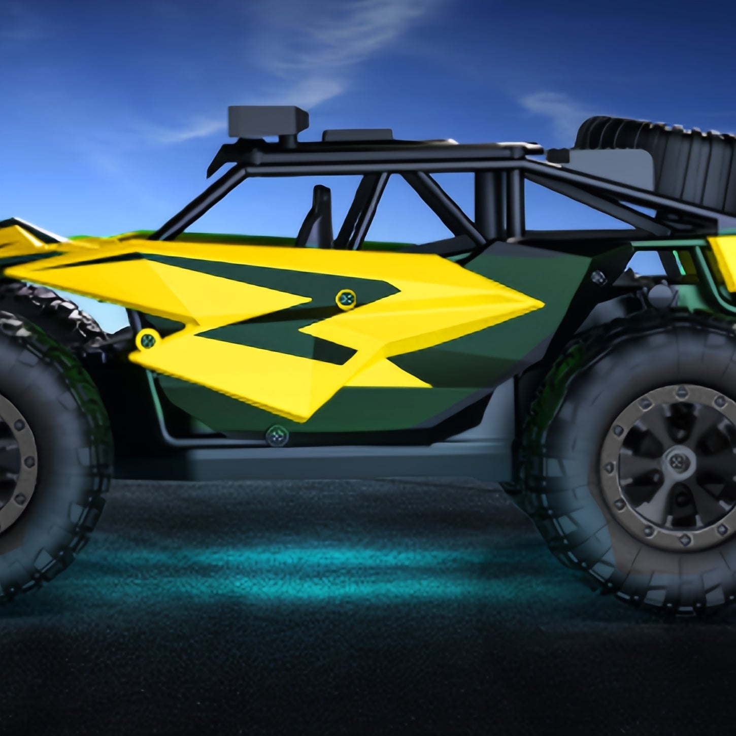 Fjernbetjent Offroad Monstertruck
