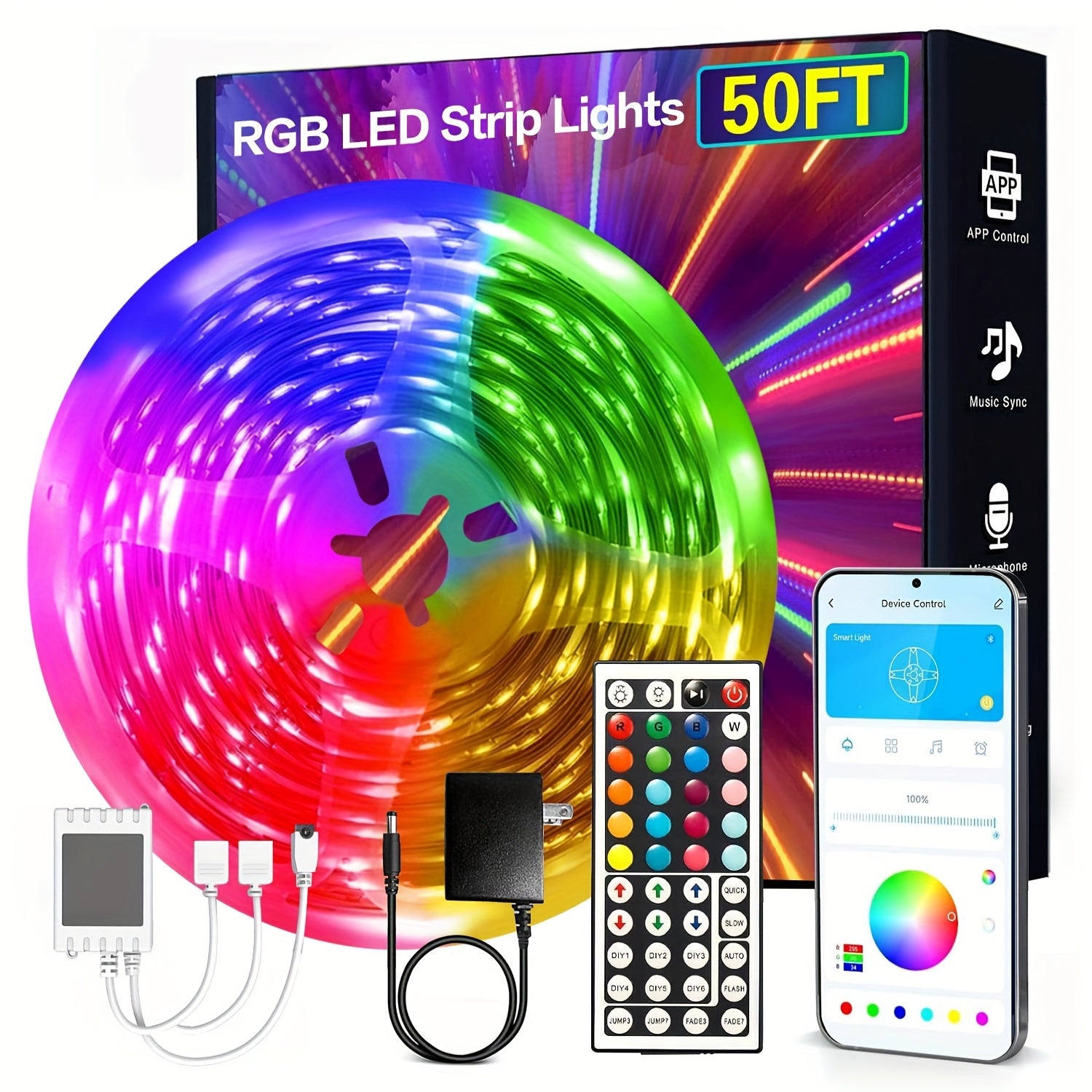 Strisce LED Cambia Colore con Controllo App
