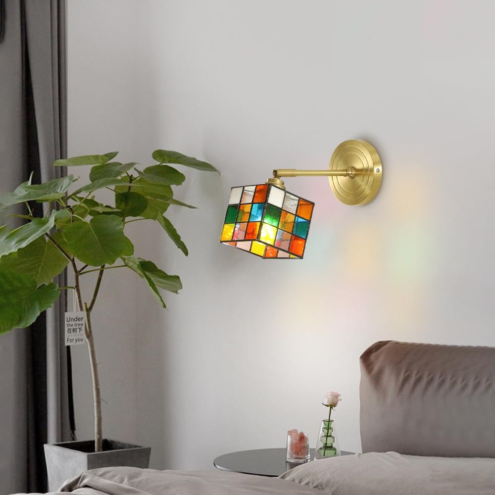 Luminous Cube Wall Light – Colourful, Adjustable, and Space-Saving Design for Modern Spaces