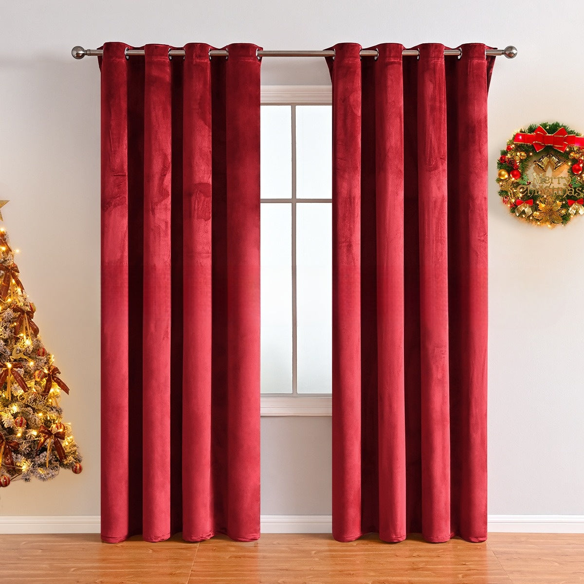 Cozy Haven Thermal Velvet Drapes: Blackout and Insulating Curtains for a Perfect Bedroom Sanctuary