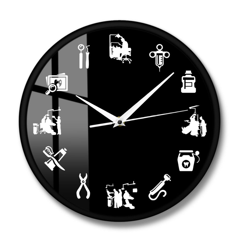 SmileTime - Stylish Wall Clock for Dental Practices