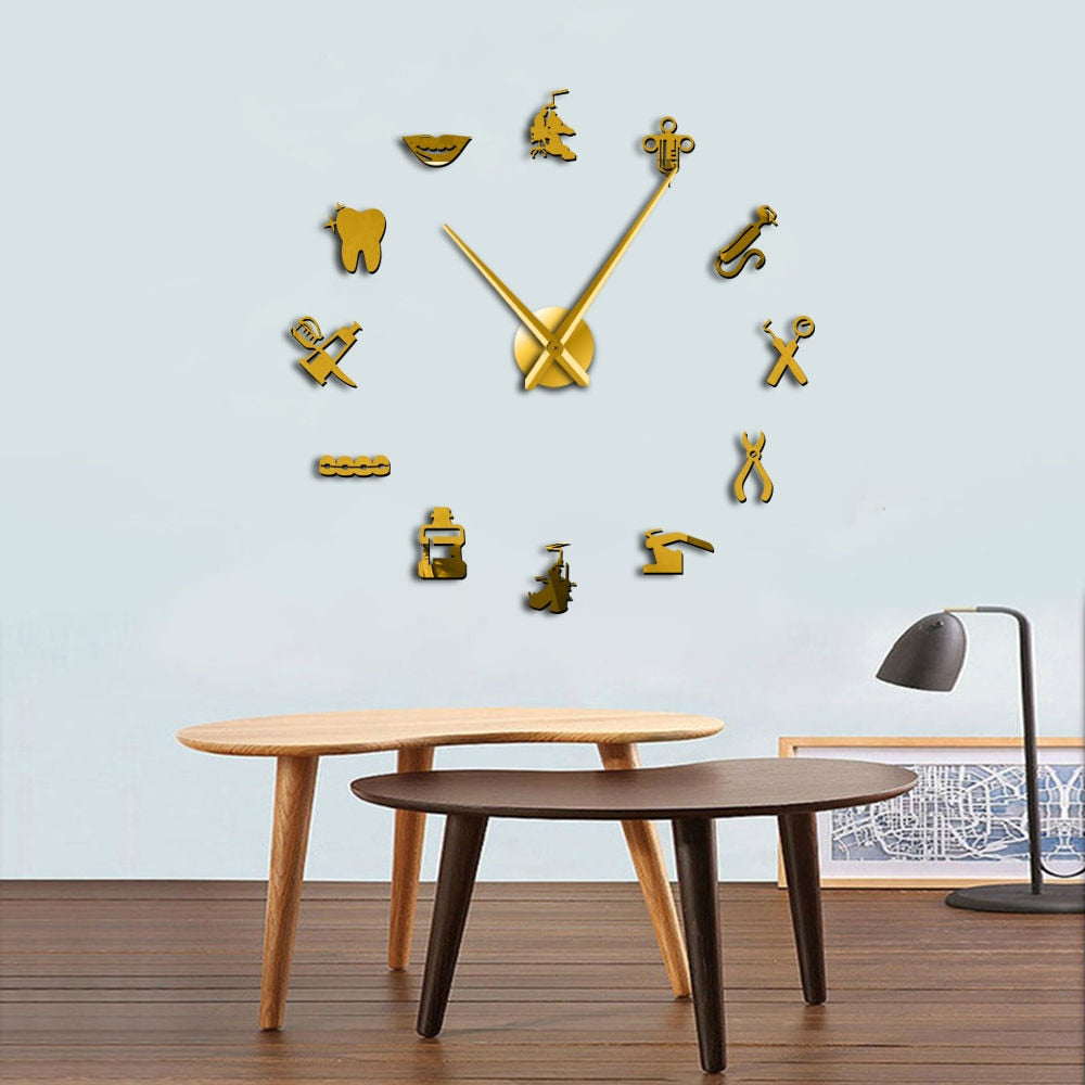 DentAura - Modern Wall Clock for Dental Clinics and Offices