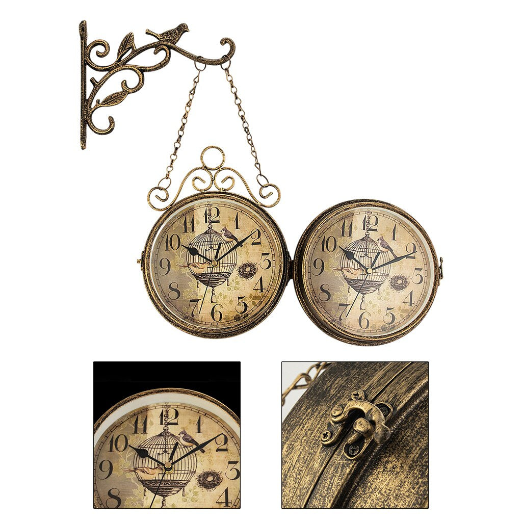 RetroCharm - Vintage Wall Clock with Unique Design