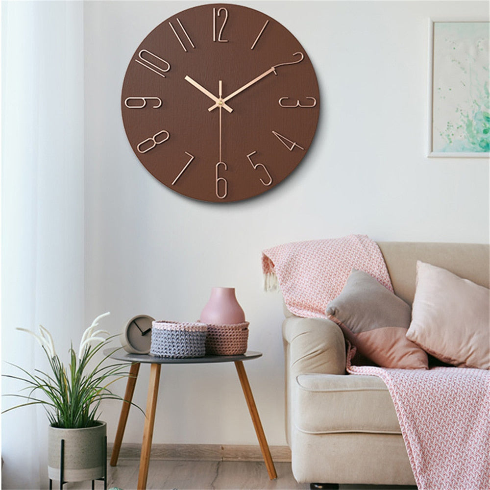 ModernEdge - Stylish Wall Clock with Versatile Color Options