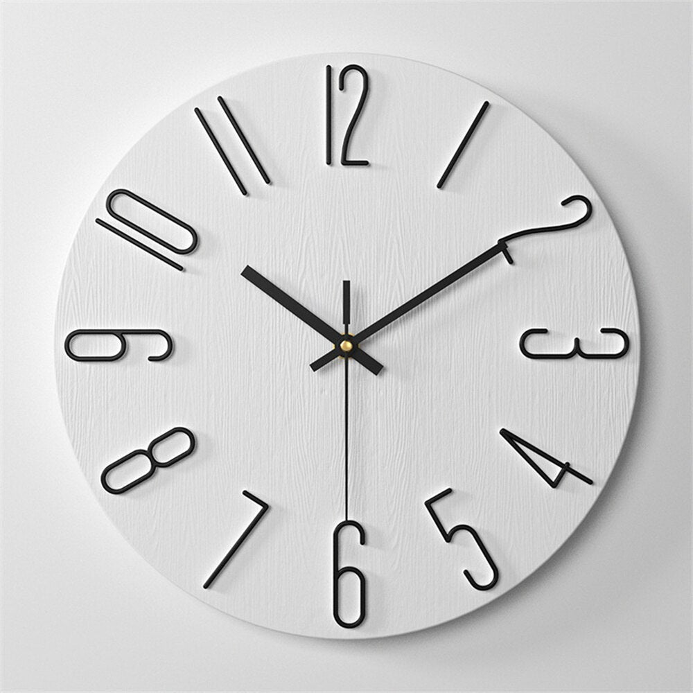 ModernEdge - Stylish Wall Clock with Versatile Color Options