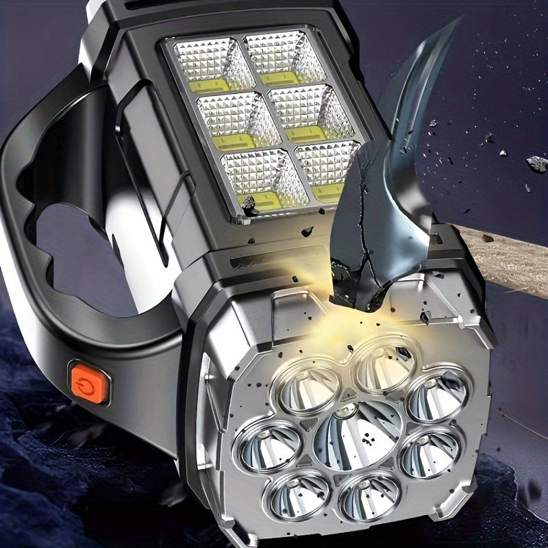 LED-lommelygte med genopladeligt batteri til udendørs brug