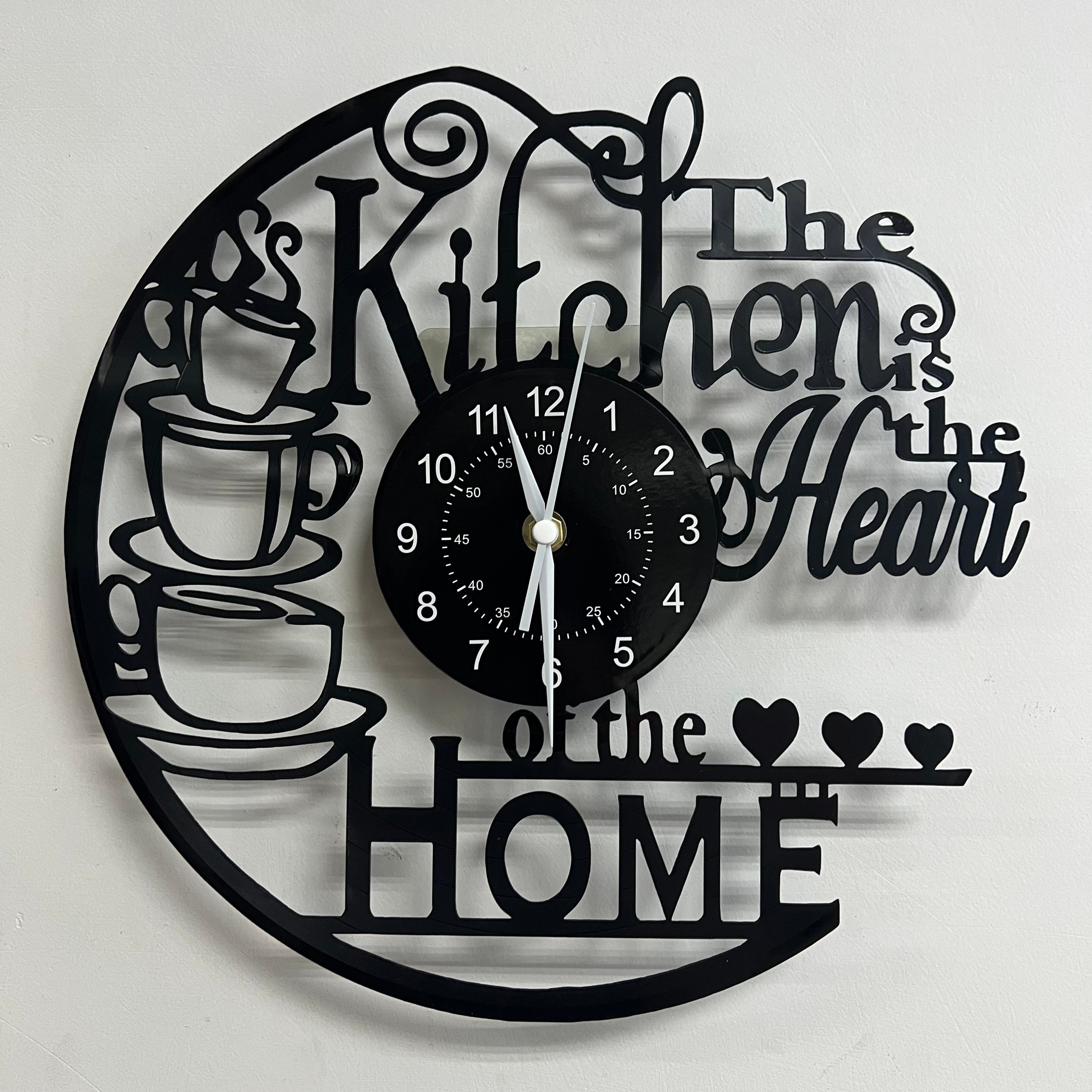 RetroTime - Silent Vinyl Record Wall Clock for Any Room