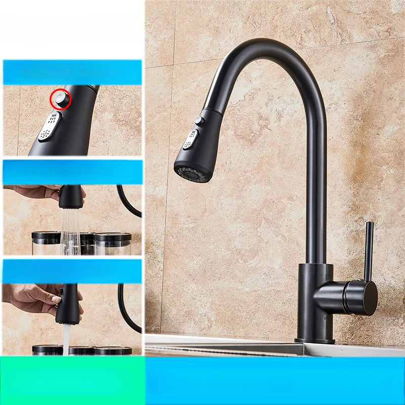 FlexiStream - Pull-Out Kitchen Faucet with Flexible Spray