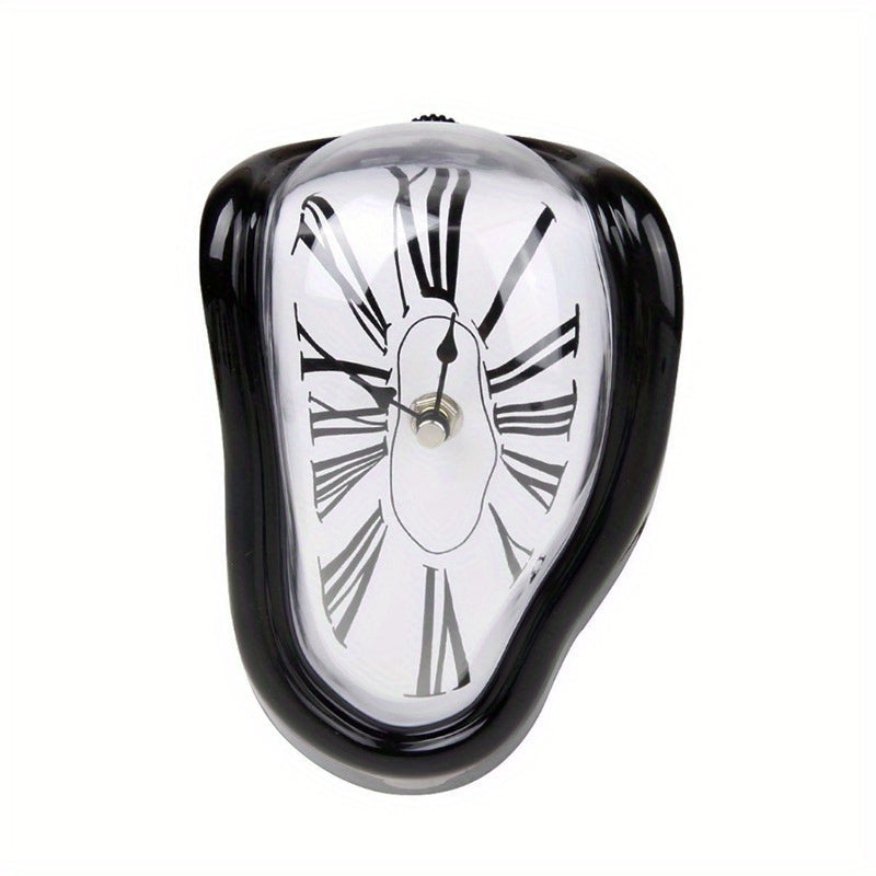 MeltWave - Stylish Surreal Roman Wall Clock for Home Decor