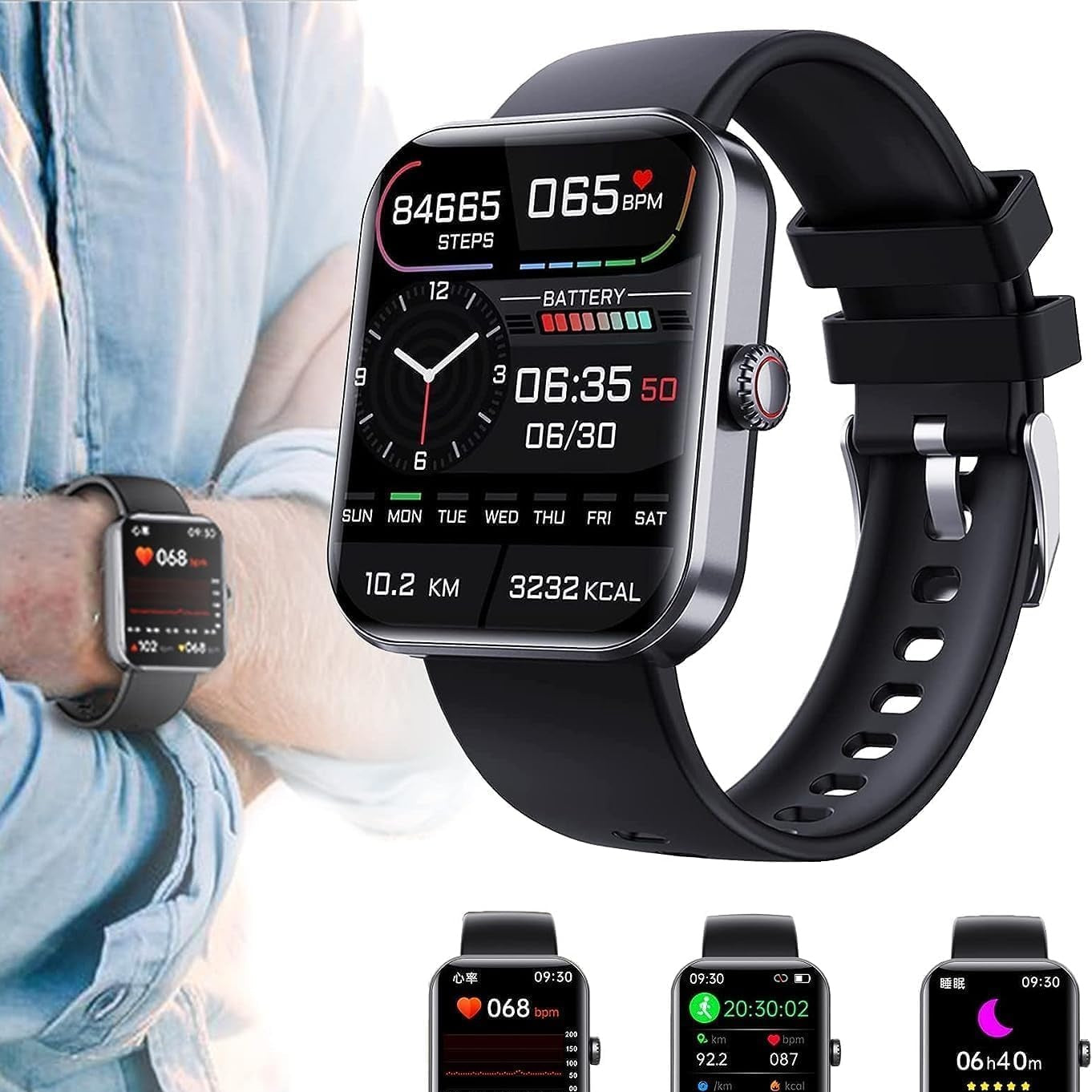 Smartwatch with Non-Invasive Glucose Tracker