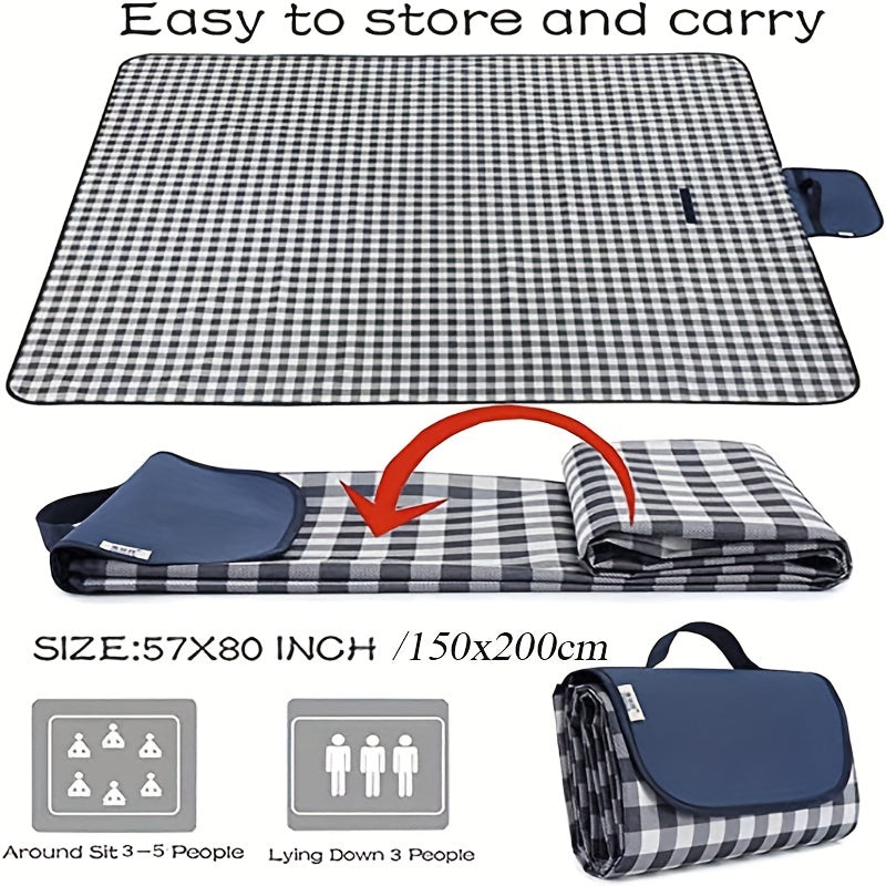 Couverture de pique-nique imperméable extra large | Tapis d'extérieur pliable