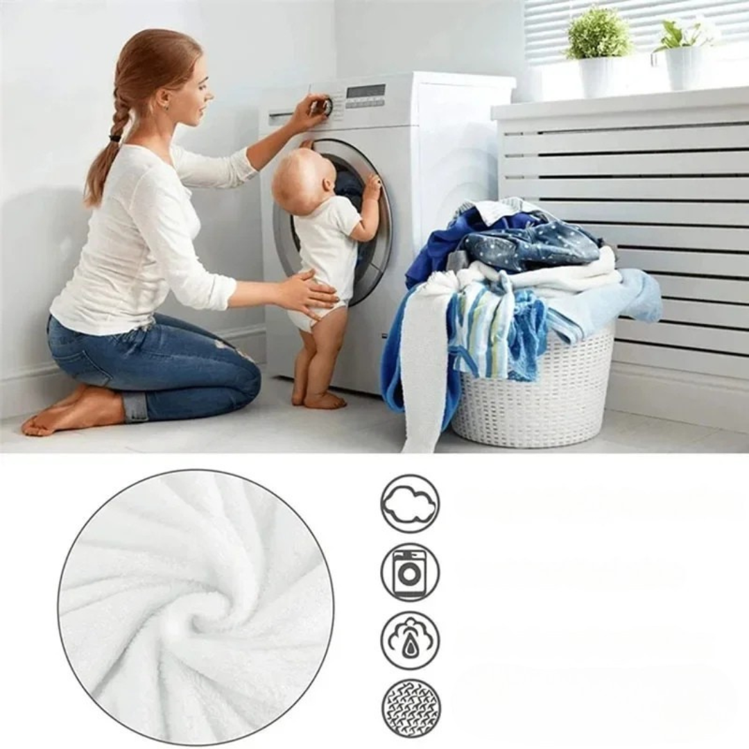 Fleece tæppe til sofa og seng