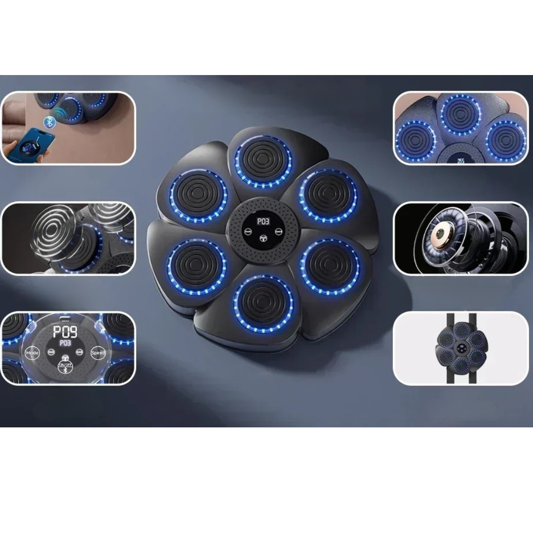 Hjemme bokse vægtræner med Bluetooth musik