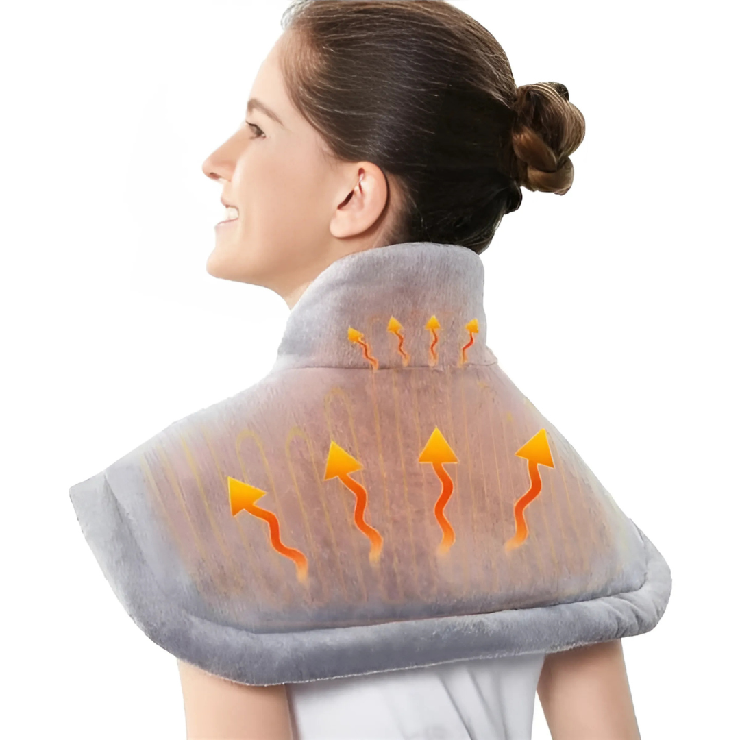 Varmeplade Blødt Fleece Hals Skulder Wrap