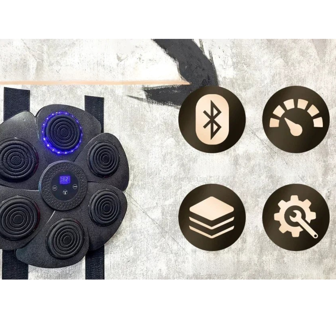 Hjemme bokse vægtræner med Bluetooth musik