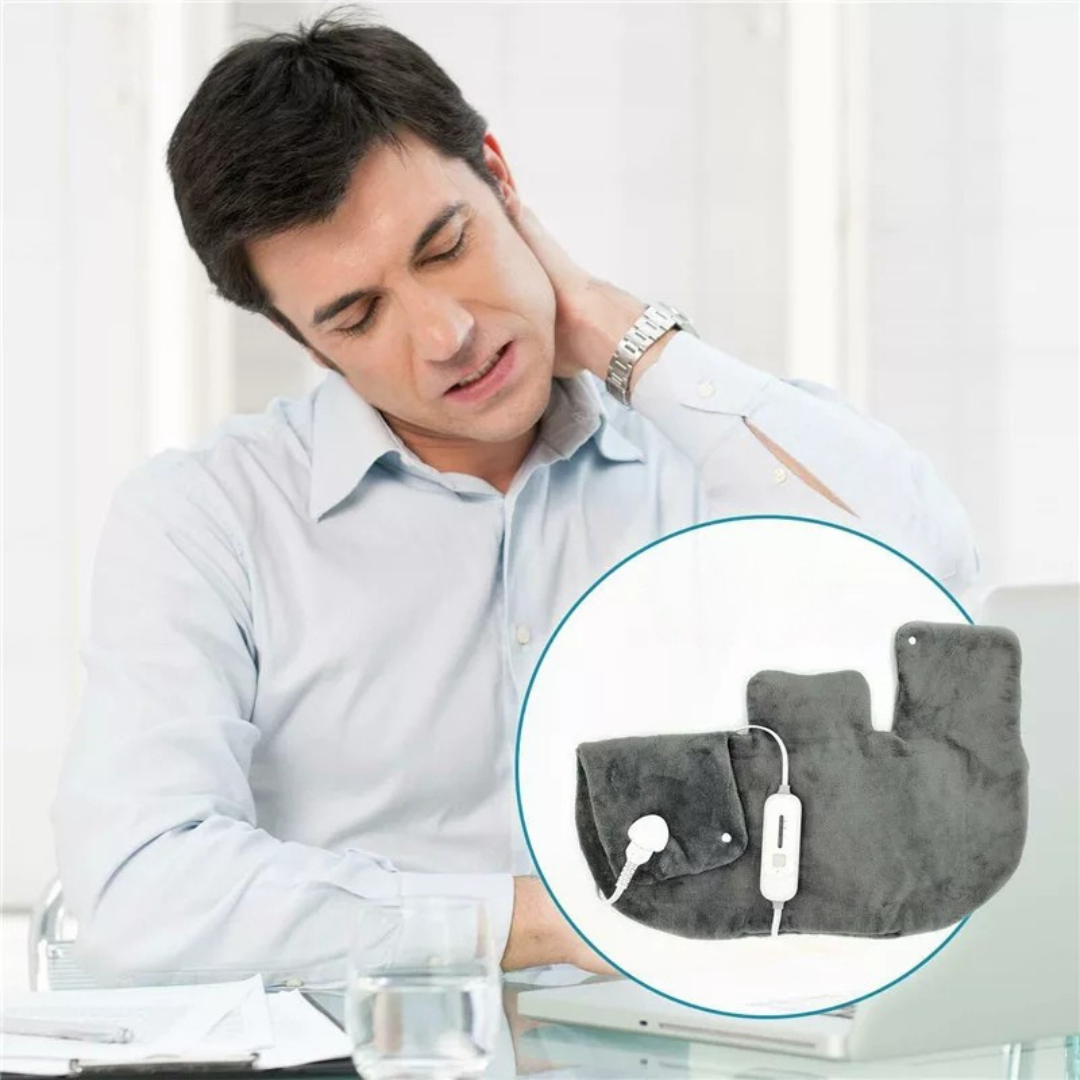 Varmeplade Blødt Fleece Hals Skulder Wrap