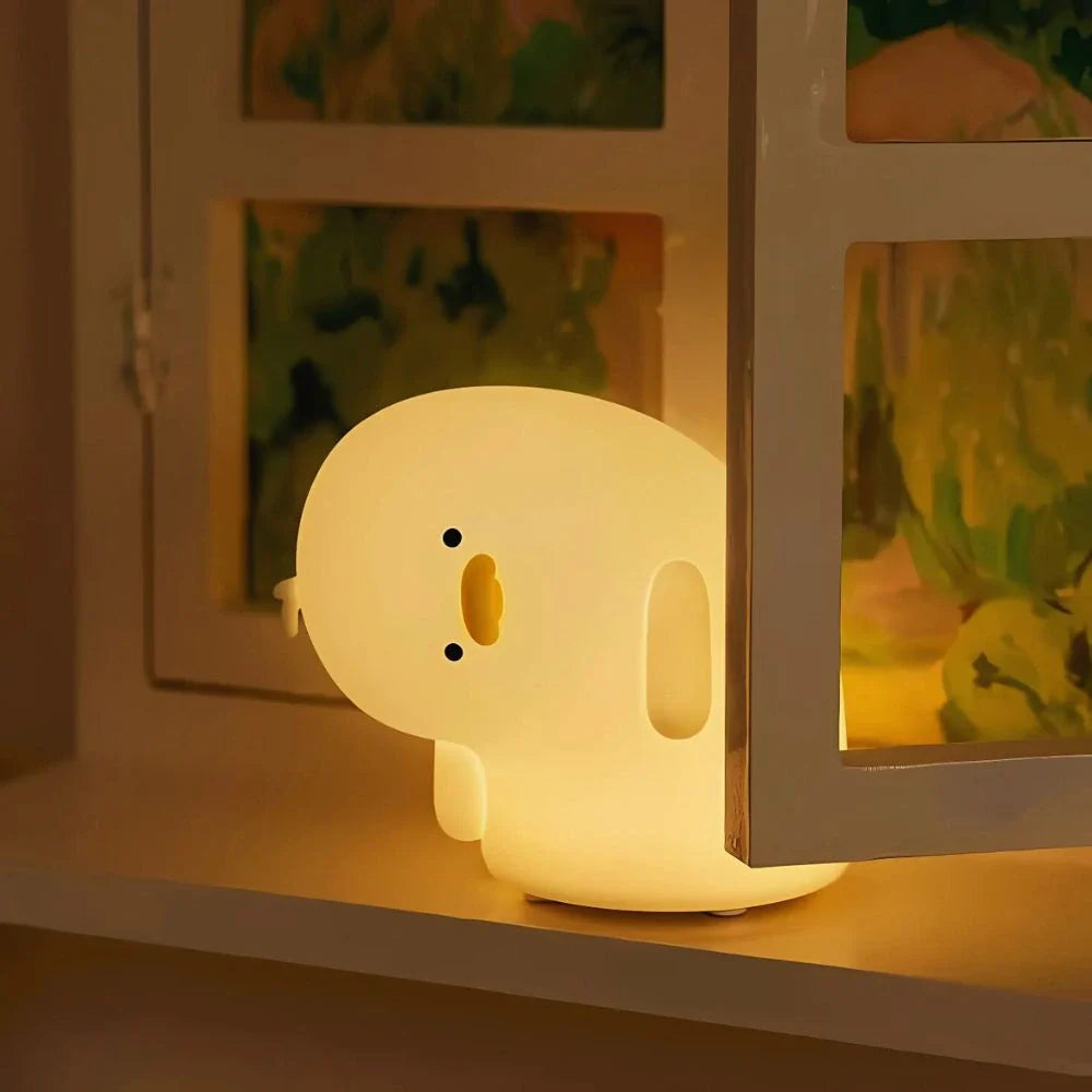 Natlampe Silikone Dyr Sengebordslampe
