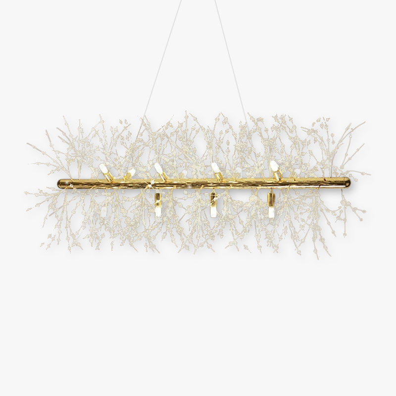 CrystalGlow - LED Pendant and Ceiling Lights with Elegant Branch Design