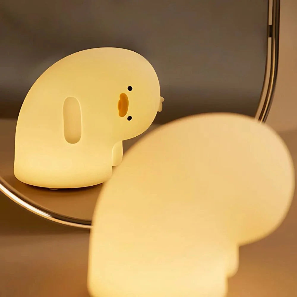 Natlampe Silikone Dyr Sengebordslampe