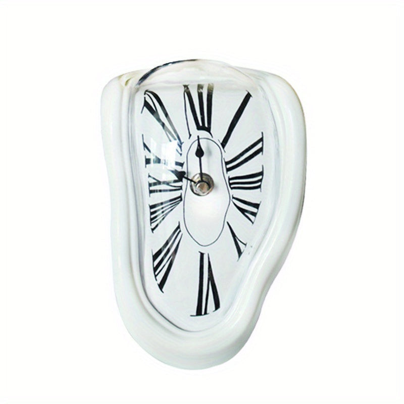 MeltWave - Stylish Surreal Roman Wall Clock for Home Decor