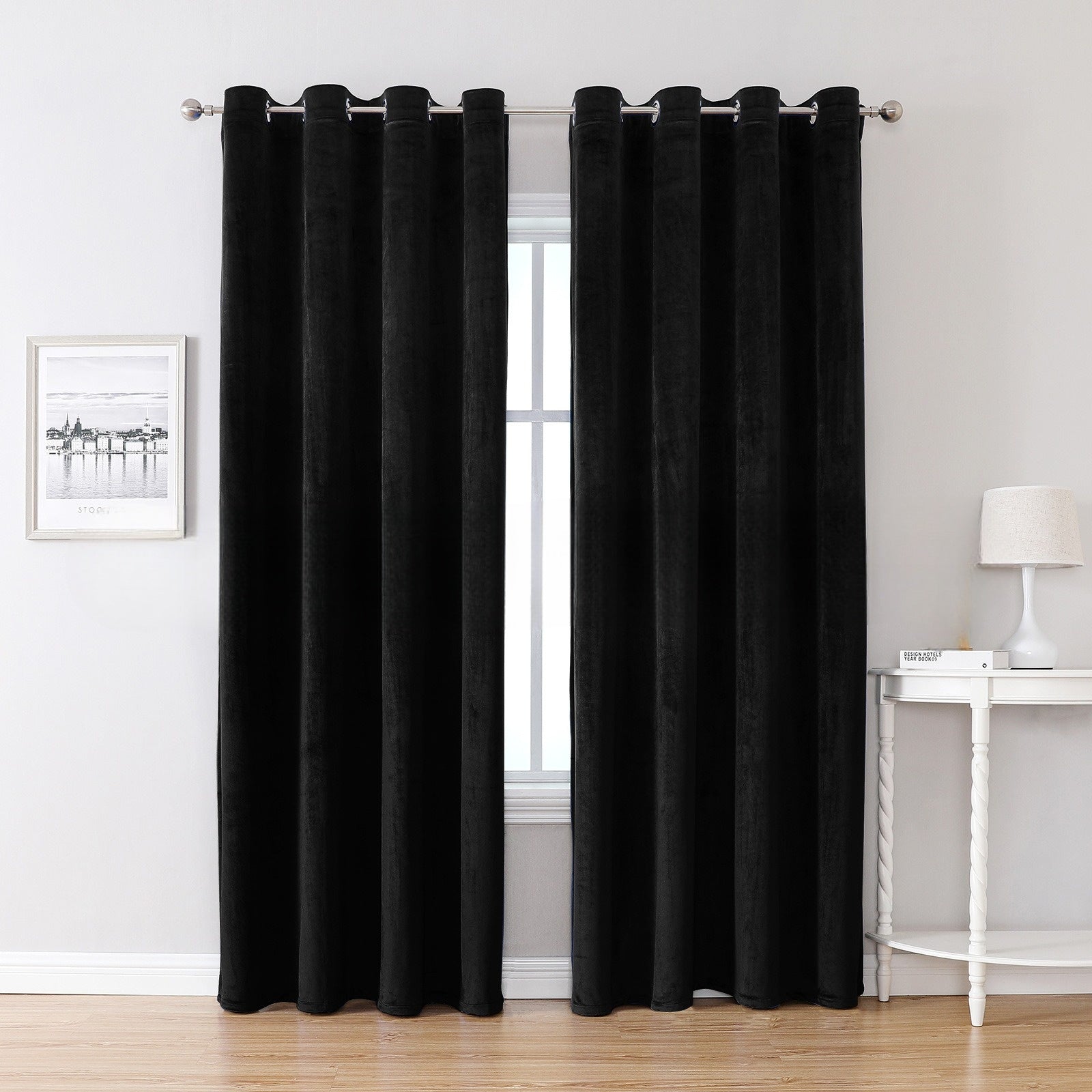 Cozy Haven Thermal Velvet Drapes: Blackout and Insulating Curtains for a Perfect Bedroom Sanctuary