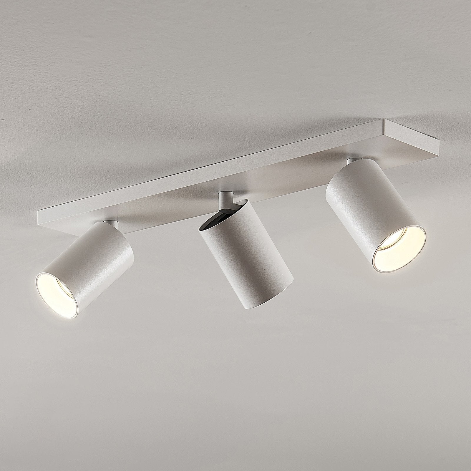 Ceiling Light White Aluminum Adjustable Spotlight