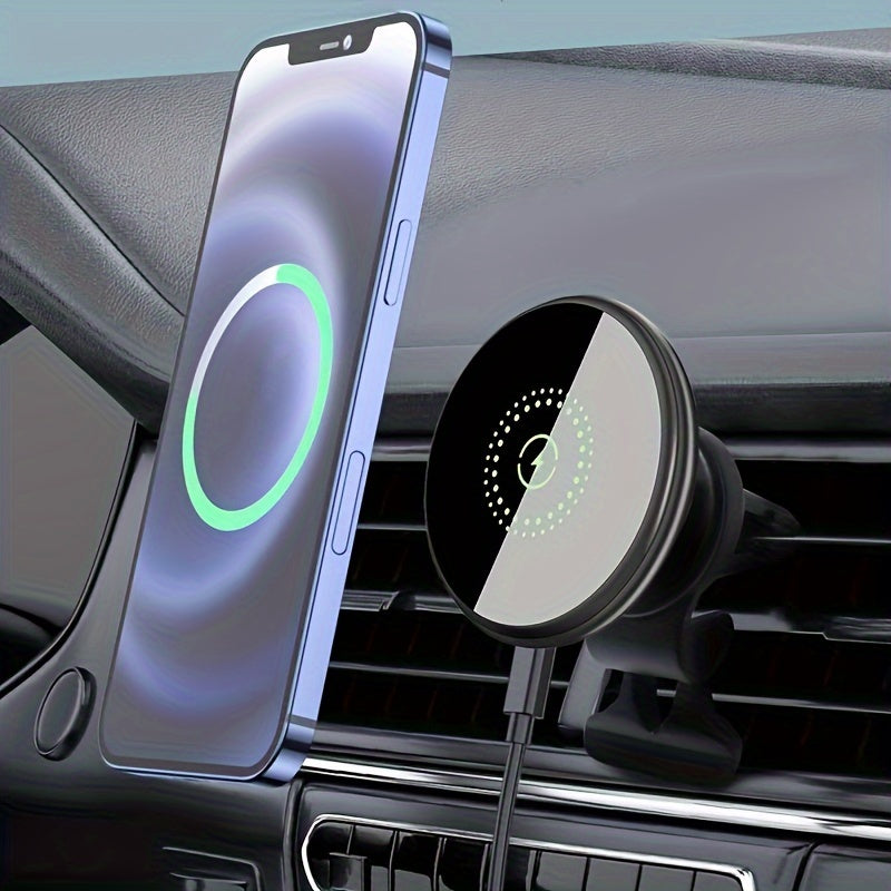 Bezdrátová nabíječka do auta Magnetický držák na telefon