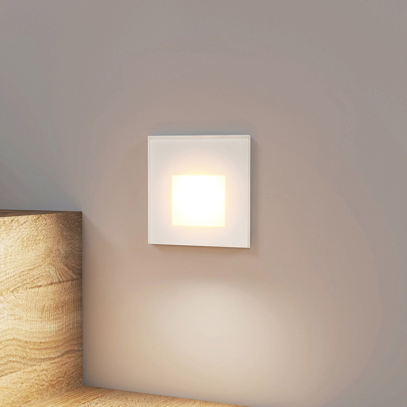 Wandlampe Modern Weiß Aluminium LED-Panel