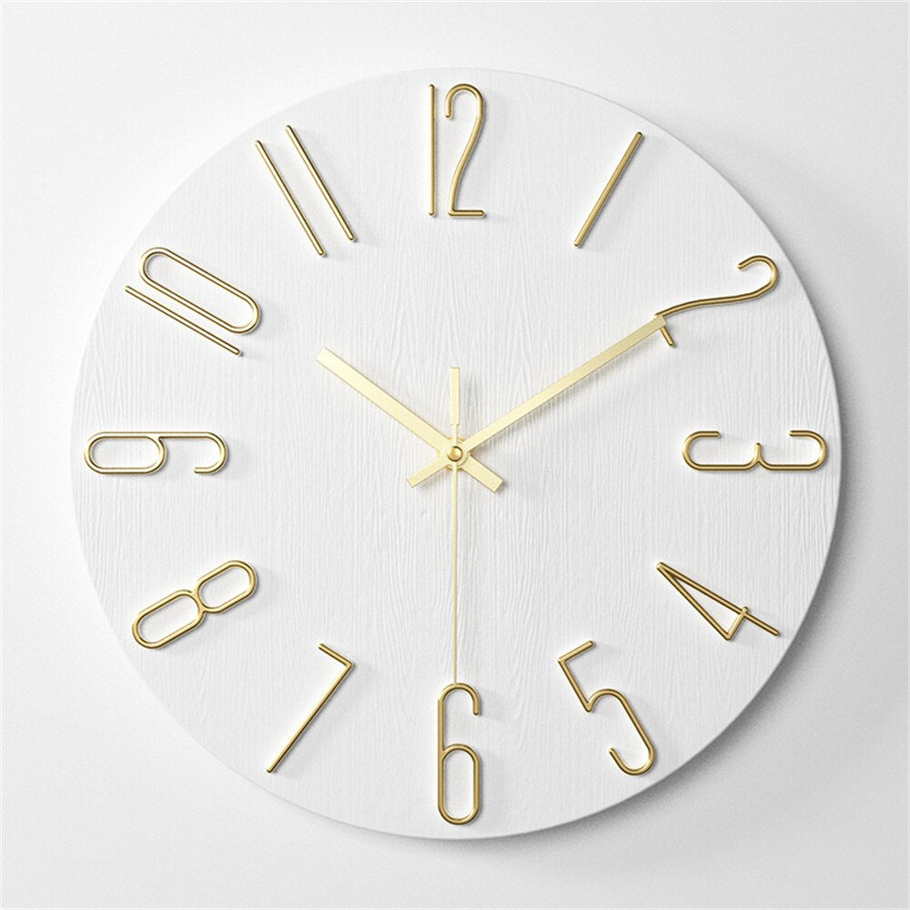 ModernEdge - Stylish Wall Clock with Versatile Color Options