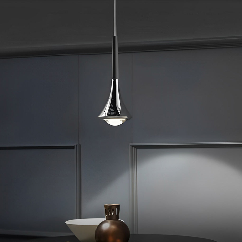 AuroraDrop - Sleek Nordic LED Pendant Light for Sophisticated Interiors